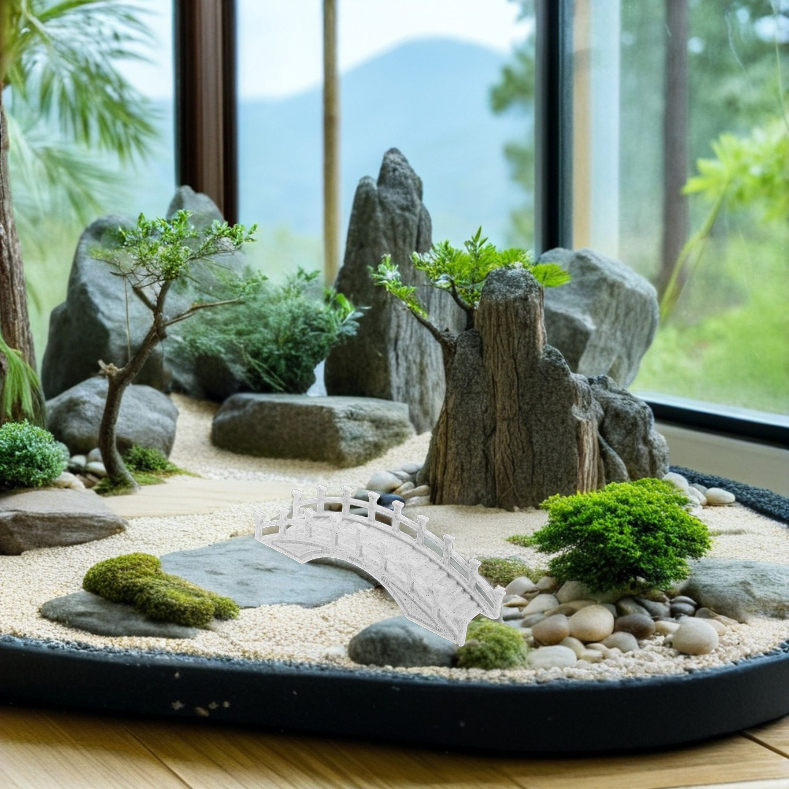Miniature Arch Bridge Garden D - Aquarium 评论和价格