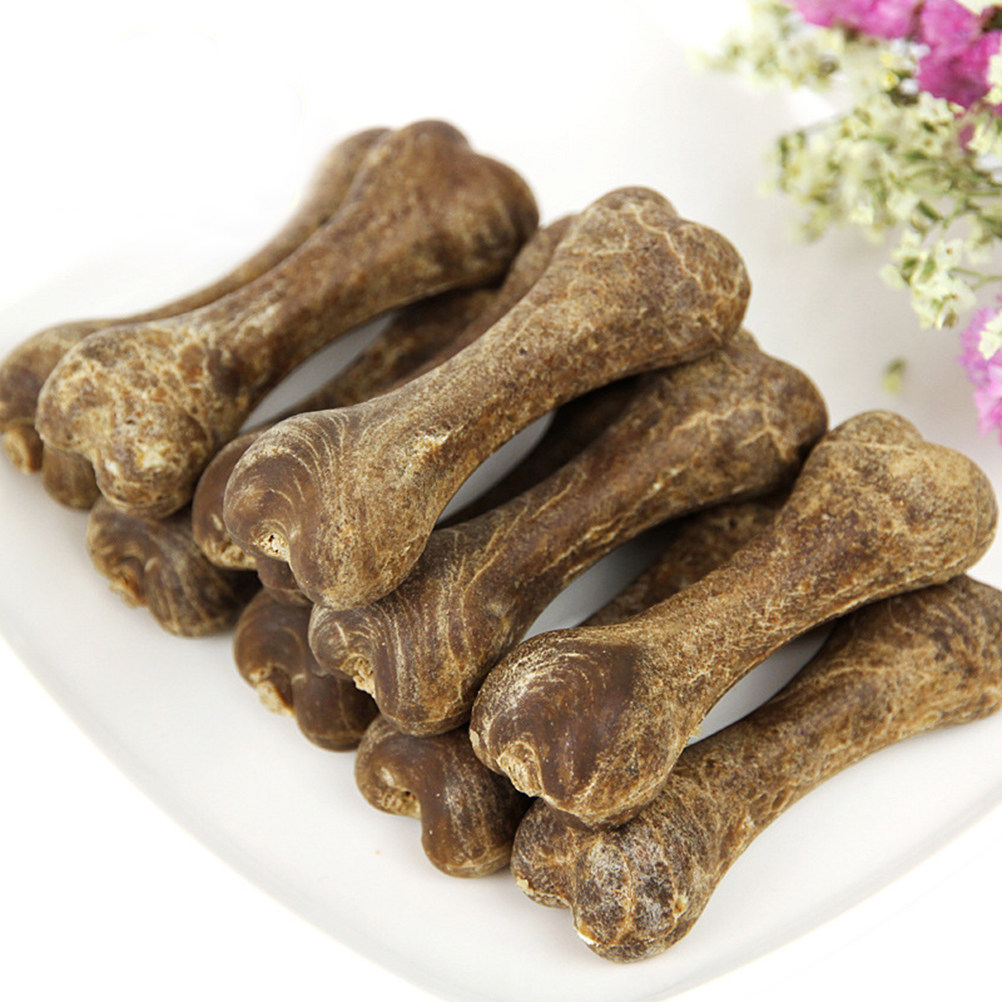 5Pcs Easy Clean Dog Chew Bones - Teeth Cleaning Dog Chew Bone 评论和价格