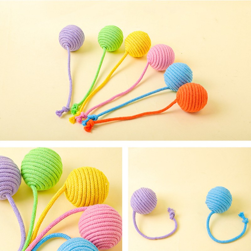 Cat Toy Cotton Ball Cat Toys I - Interactive Squeaky Plush Dog Toy 评论和价格